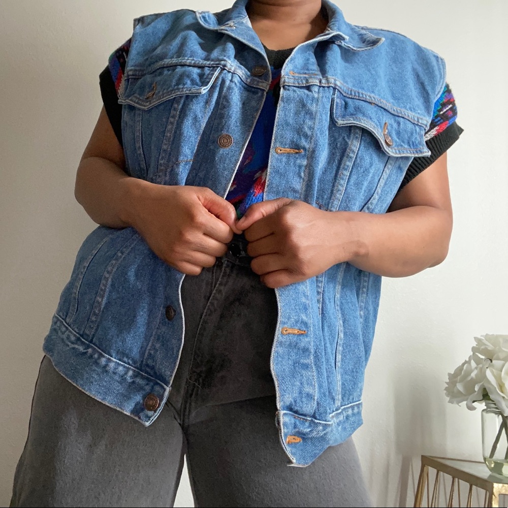 JORDACHE 80s/90s VINTAGE JEAN VEST